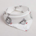 Baby Waterproof Cotton Bib with Pocket for Kids