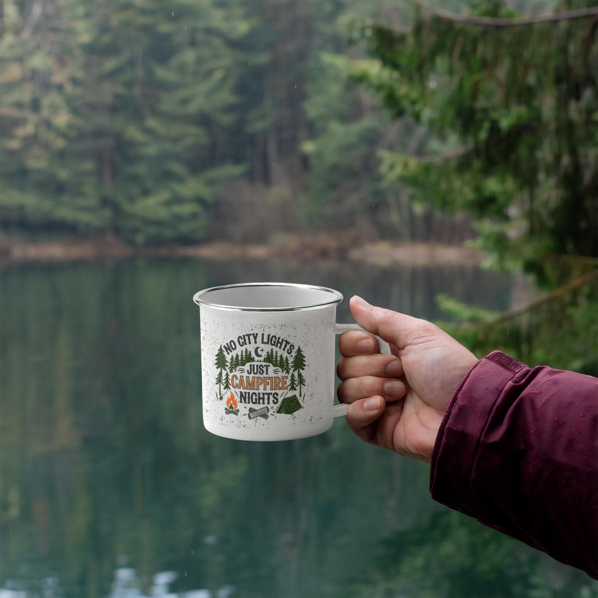 No City Lights - Camping Mug
