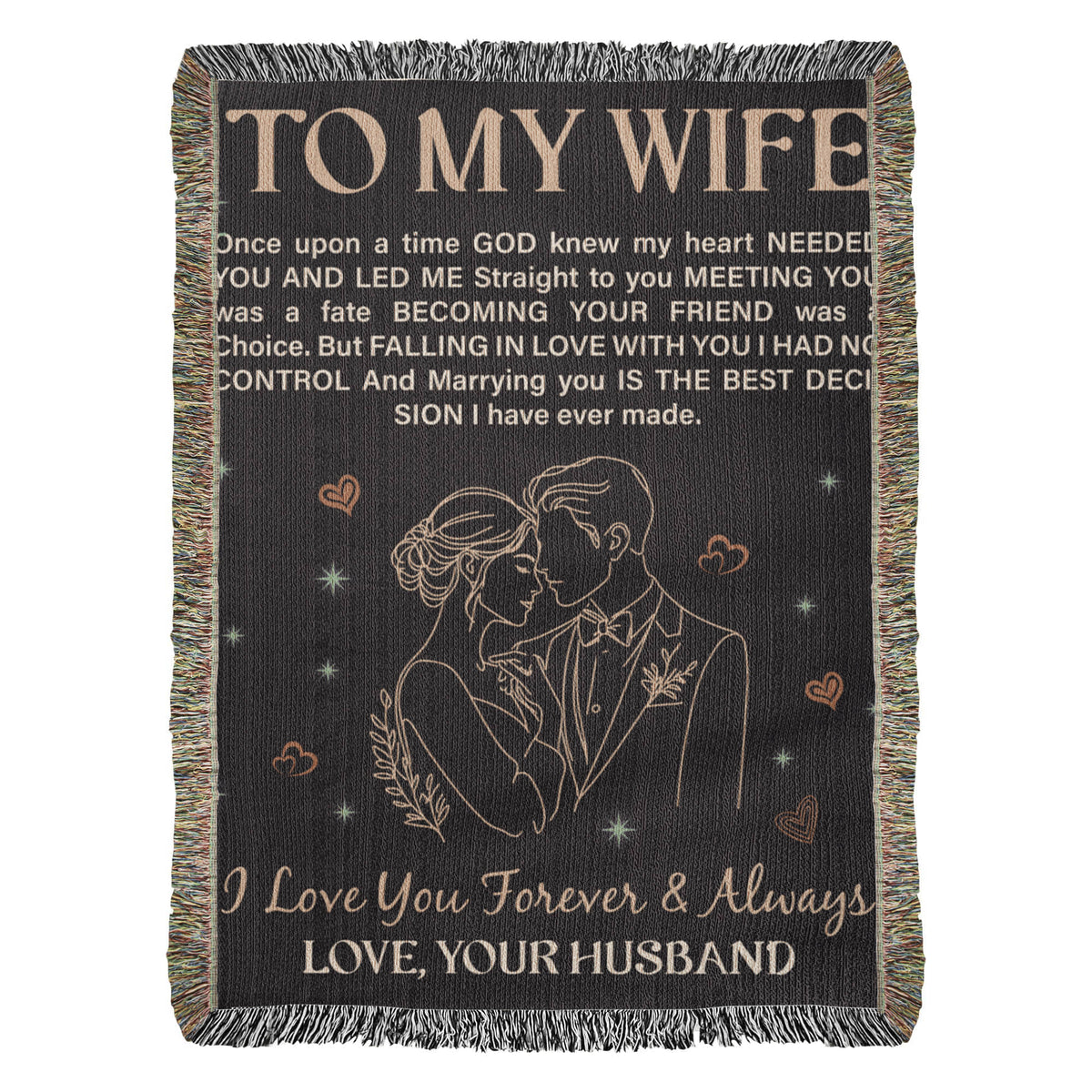 To My Wife - Heirloom Blanket