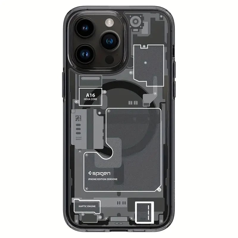 Transparent Acrylic Magnetic Phone Case for iPhone 14 Pro